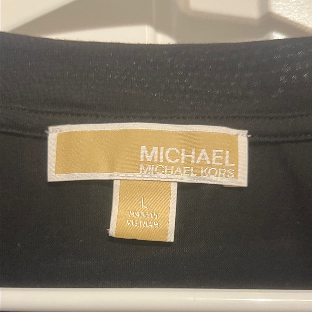 Michael Kors Black Short Sleeve Top - Picture 4 of 4